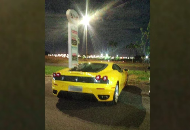 Barulho de Ferrari acaba com três homens presos pela PM em Águas Claras