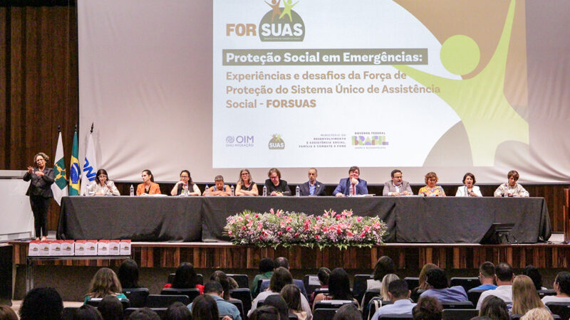 Apoio do GDF ao Rio Grande do Sul é reconhecido no 1º Encontro de Proteção Social em Emergências