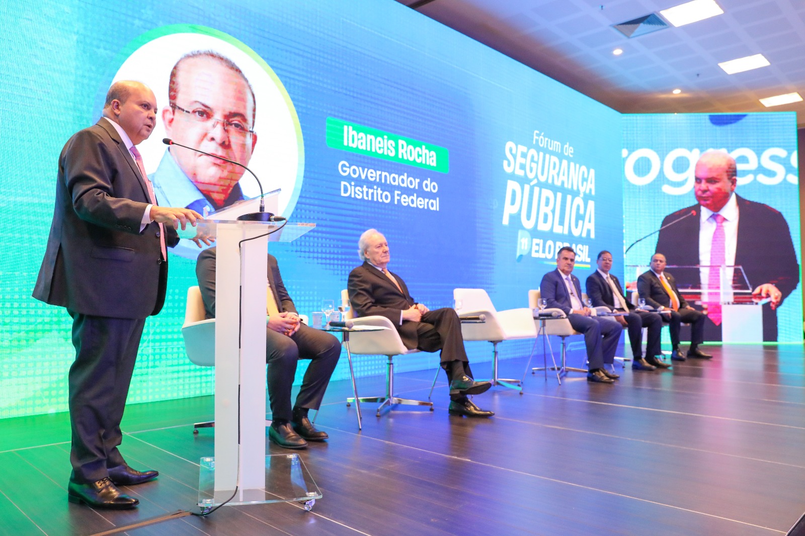 Ibaneis Rocha defende integração das forças de segurança como chave para redução da criminalidade no DF