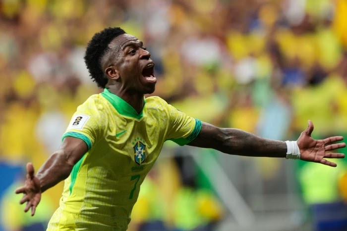 Torcida lota a Arena BRB, Vini Jr. brilha e Brasil vence a Colômbia