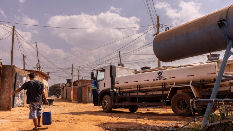 GDF investe R$ 80 milhões para levar saneamento ao bairro Santa Luzia, na Estrutural