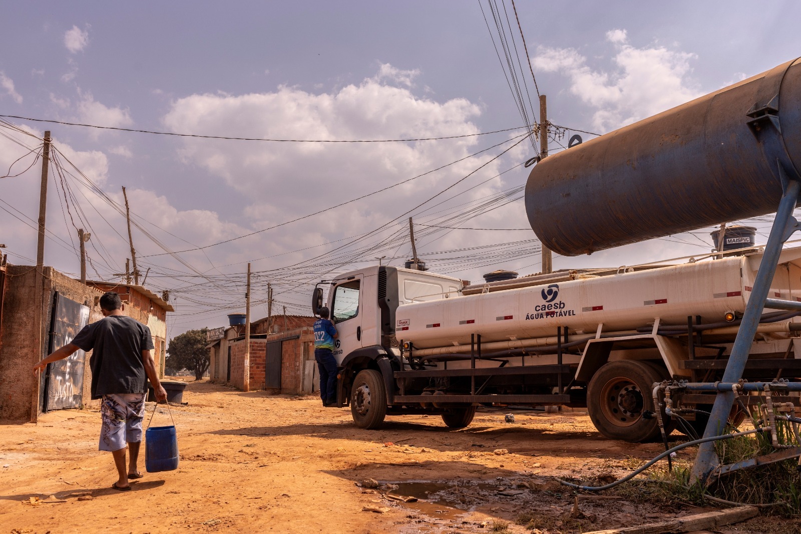 GDF investe R$ 80 milhões para levar saneamento ao bairro Santa Luzia, na Estrutural