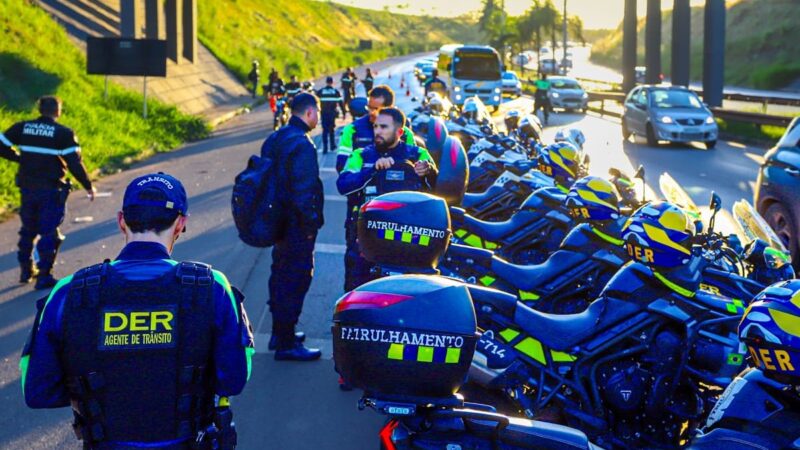 Operação Moto Legal é realizada na DF-003 com foco na segurança viária