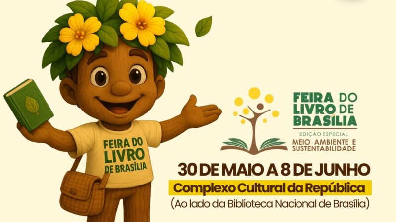 Feira do Livro de Brasília terá edição especial dedicada ao Meio Ambiente