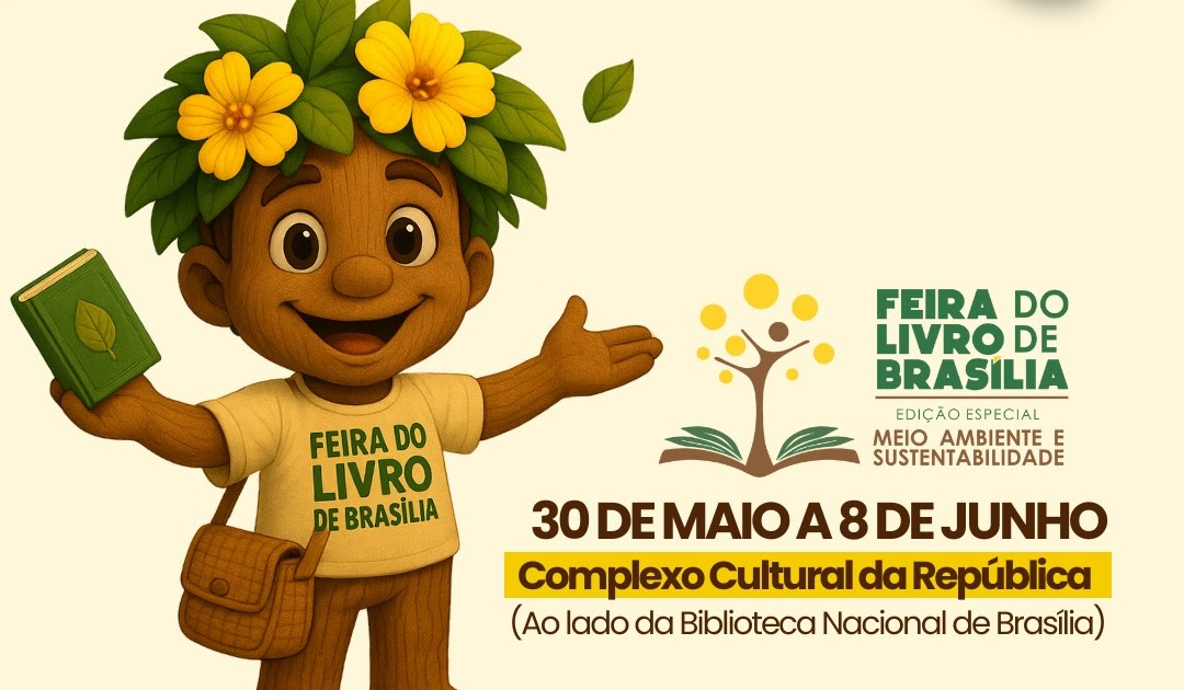 Feira do Livro de Brasília terá edição especial dedicada ao Meio Ambiente