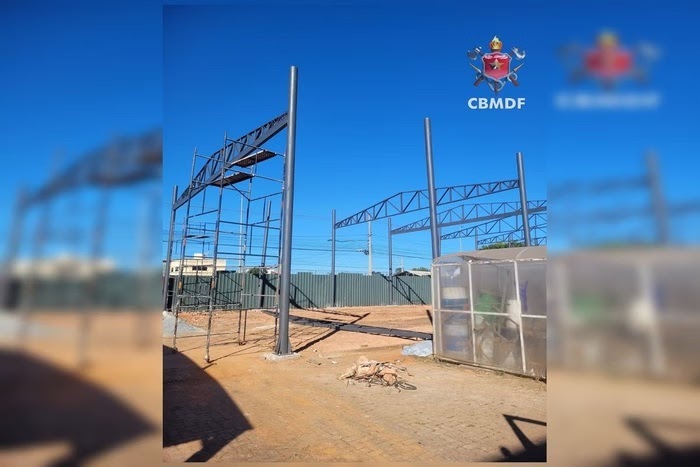 Operário morre após ser atingido por estrutura metálica na Cidade Estrutural