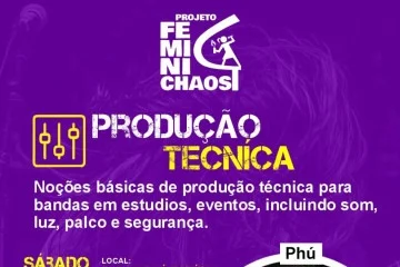 Oficina para bandas propõe imersão nos bastidores da música