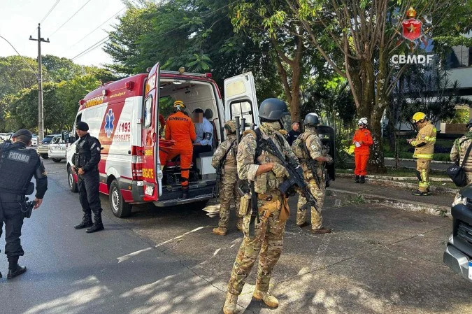 Homem armado mobiliza equipes de segurança neste domingo (25/5), na Asa Norte