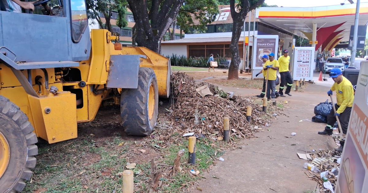 Mutirão de limpeza reforça bem-estar e segurança urbana em áreas do Plano Piloto
