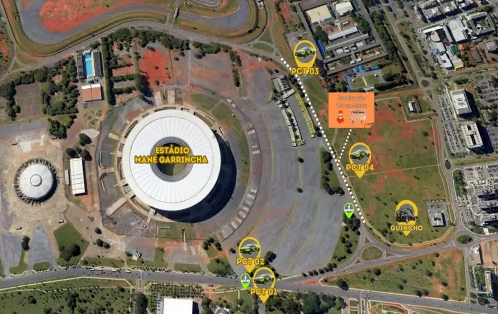 Trânsito no centro de Brasília será afetado por quatro grandes eventos nesta quarta-feira (21)