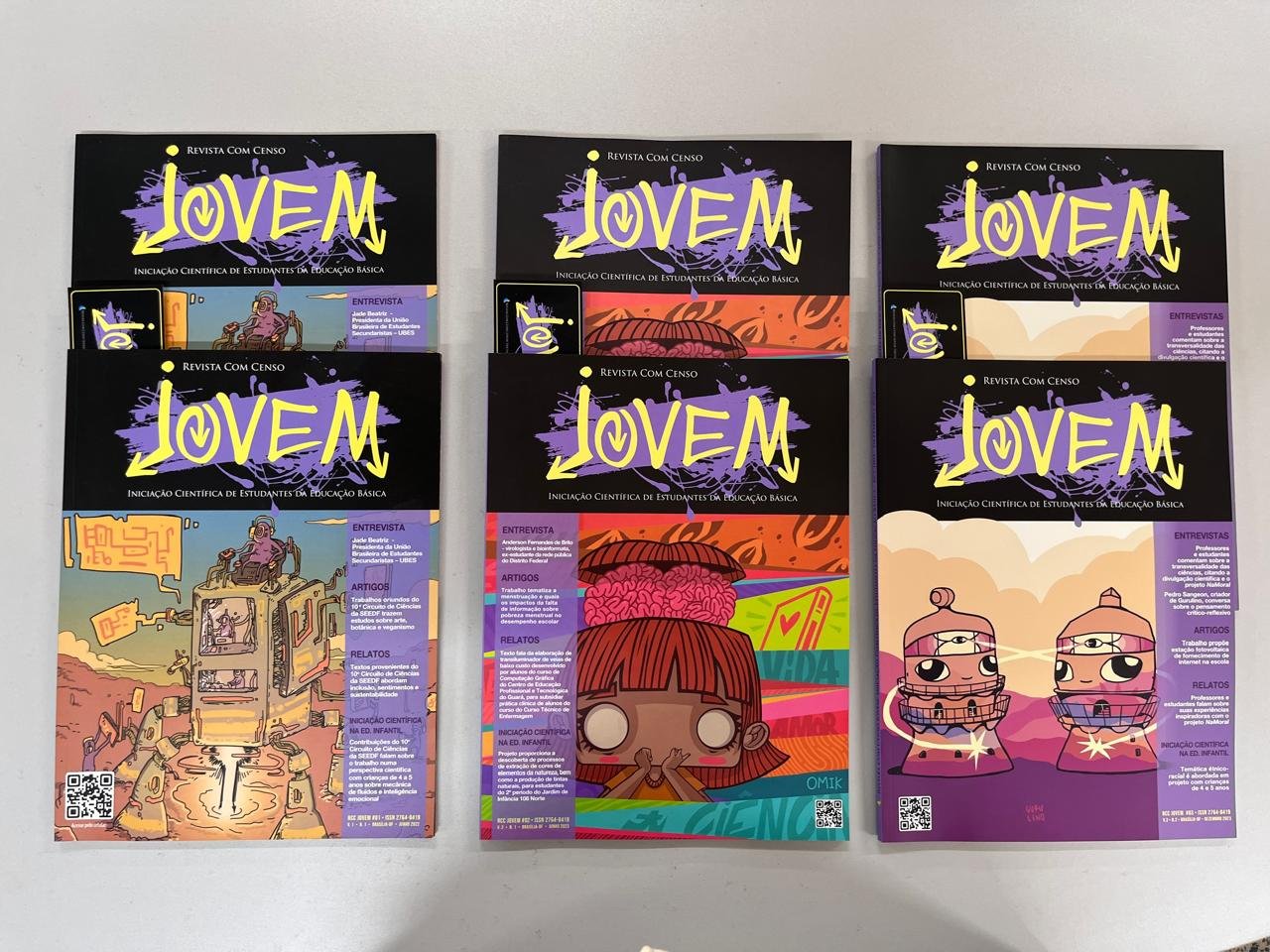 Prazo de submissões para a 5ª edição da Revista Com Censo Jovem é prorrogado