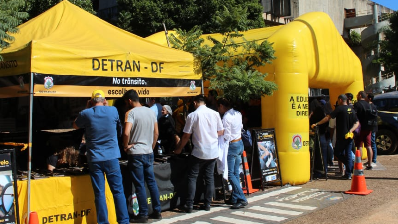 Ação para aumentar a segurança de pedestres envolve comunidade universitária do DF