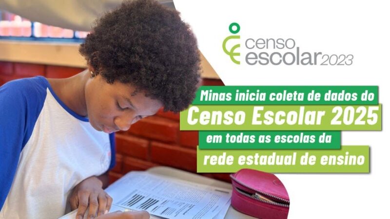 Minas Gerais inicia coleta de dados do Censo Escolar 2025 em todas as escolas da rede estadual de ensino