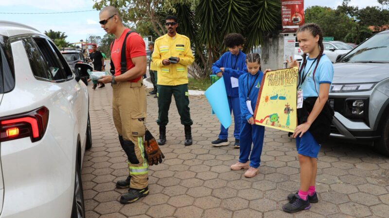 Blitz educativa alerta motoristas sobre riscos de incêndios florestais