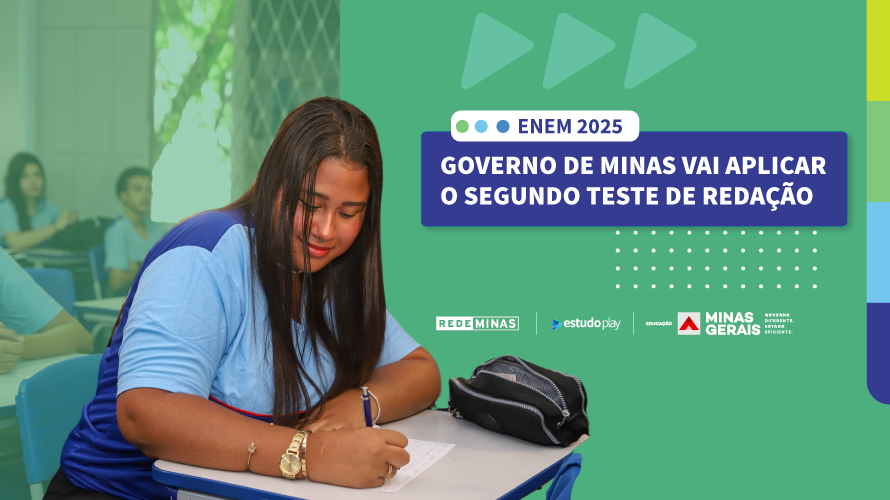 Governo de Minas vai aplicar o segundo teste de redação para o Enem 2025