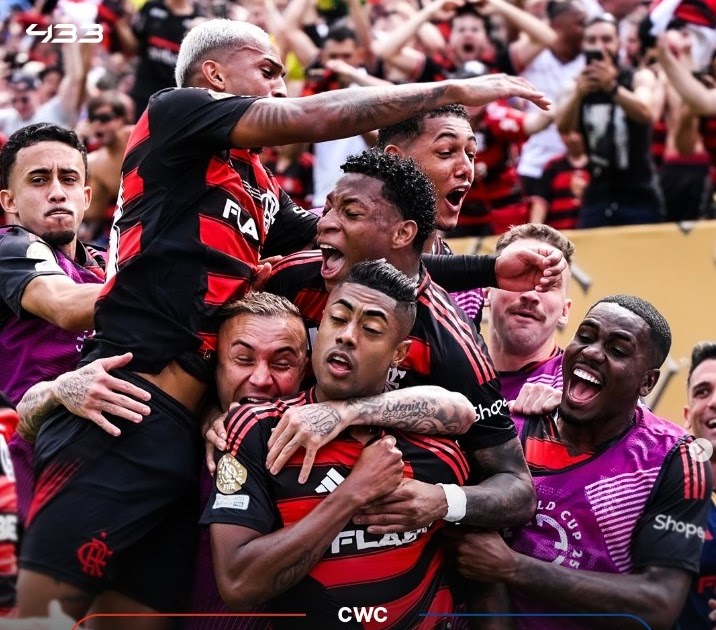 Flamengo vence o Chelsea de virada e mantém a liderança do Grupo D