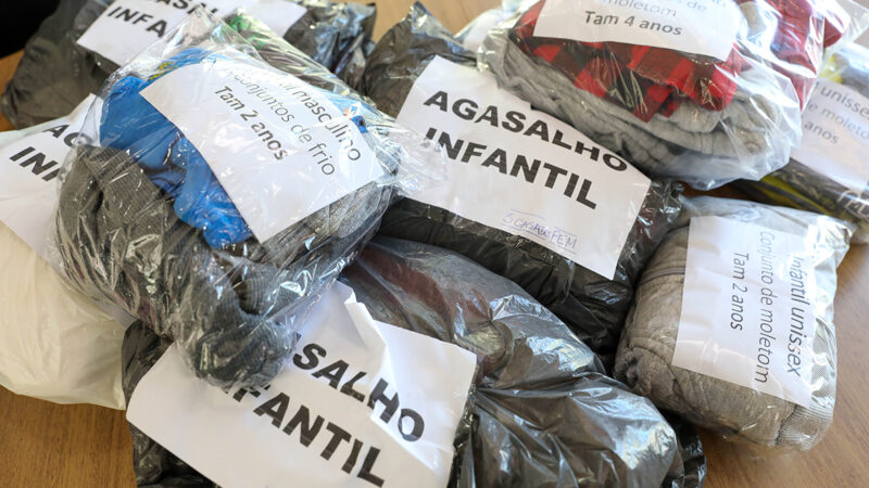 Campanha do Agasalho Solidário já arrecadou 4 mil itens; saiba como são preparadas as doações para quem precisa