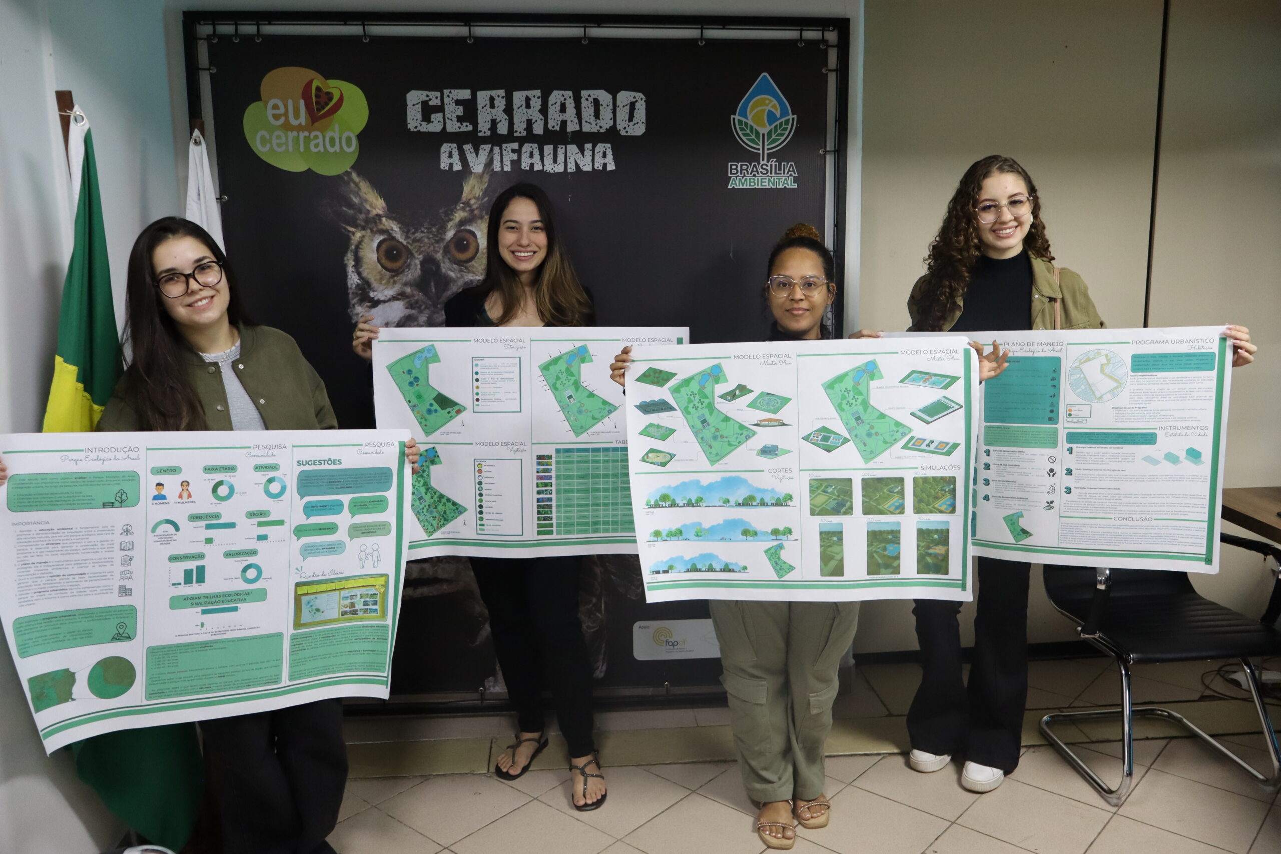 Estudantes de arquitetura entregam projetos de urbanismo e paisagismo para Parque Ecológico do Areal