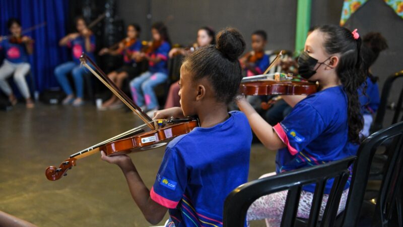 Projeto de ensino musical beneficia 200 crianças e adolescentes da Estrutural com investimento de mais de R$ 1 milhão