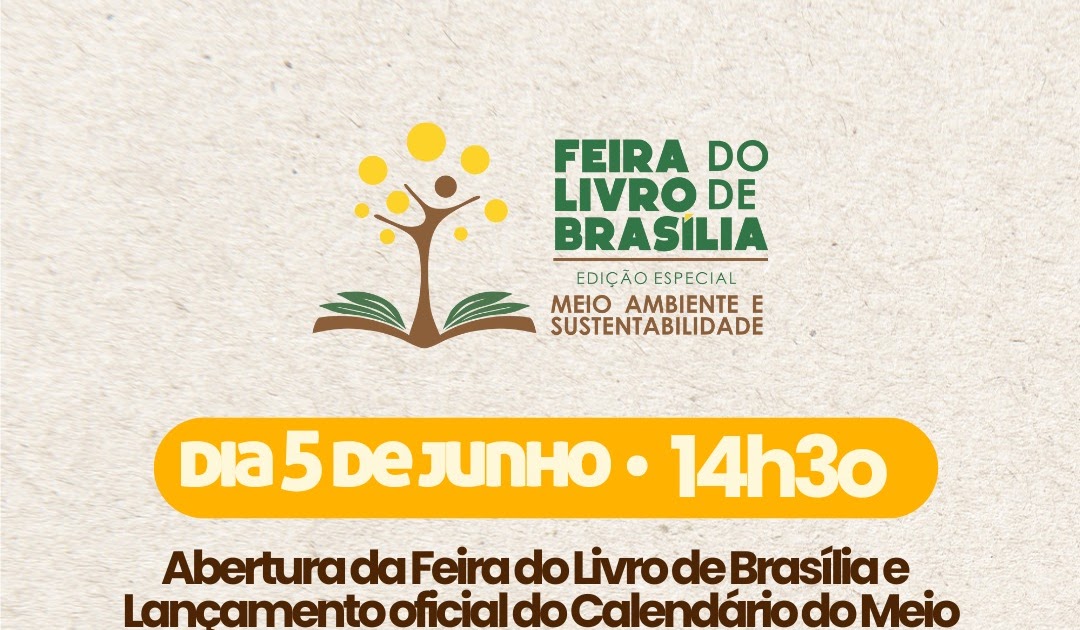 Feira do Livro de Brasília abre no Dia Mundial do Meio Ambiente com tributo a Belchior e show com Alessandra Terribili