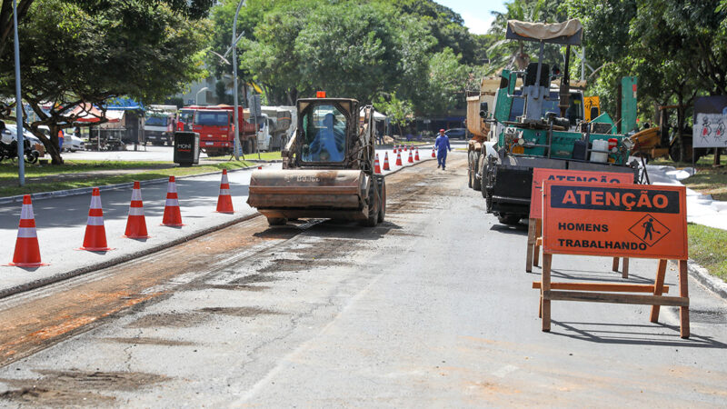 GDF investe em infraestrutura viária com materiais tecnológicos no Plano Piloto