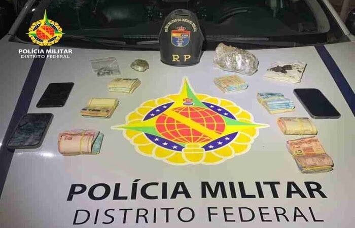 Traficante é preso com quase R$ 23 mil e drogas em Ceilândia Norte DF