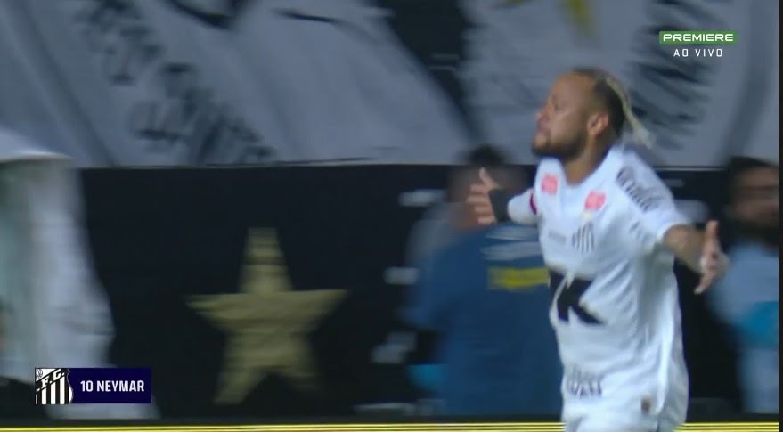 Neymar brilha e Santos vence Flamengo na Vila Belmiro pelo Brasileirão