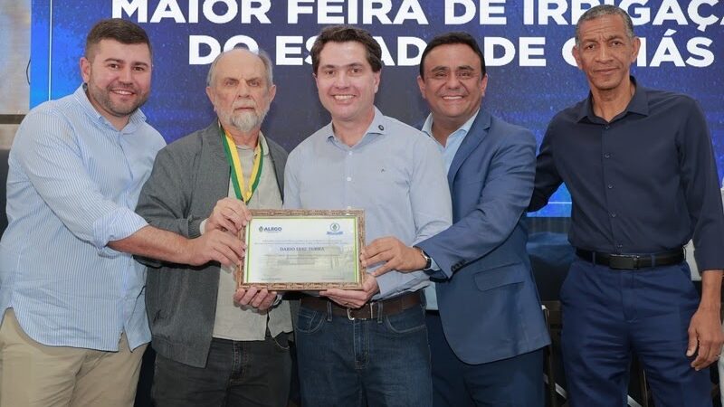 Cristóvão Tormin preside solenidade em reconhecimento ao segmento de irrigação do município de Cristalina