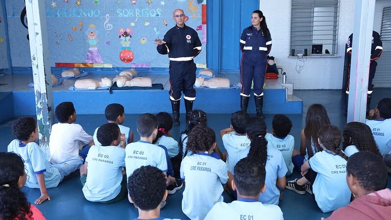 Projeto Samuzinho ensina primeiros socorros em escolas do DF