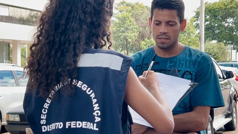 Pesquisa distrital sobre segurança pública começa nesta segunda (7) no DF