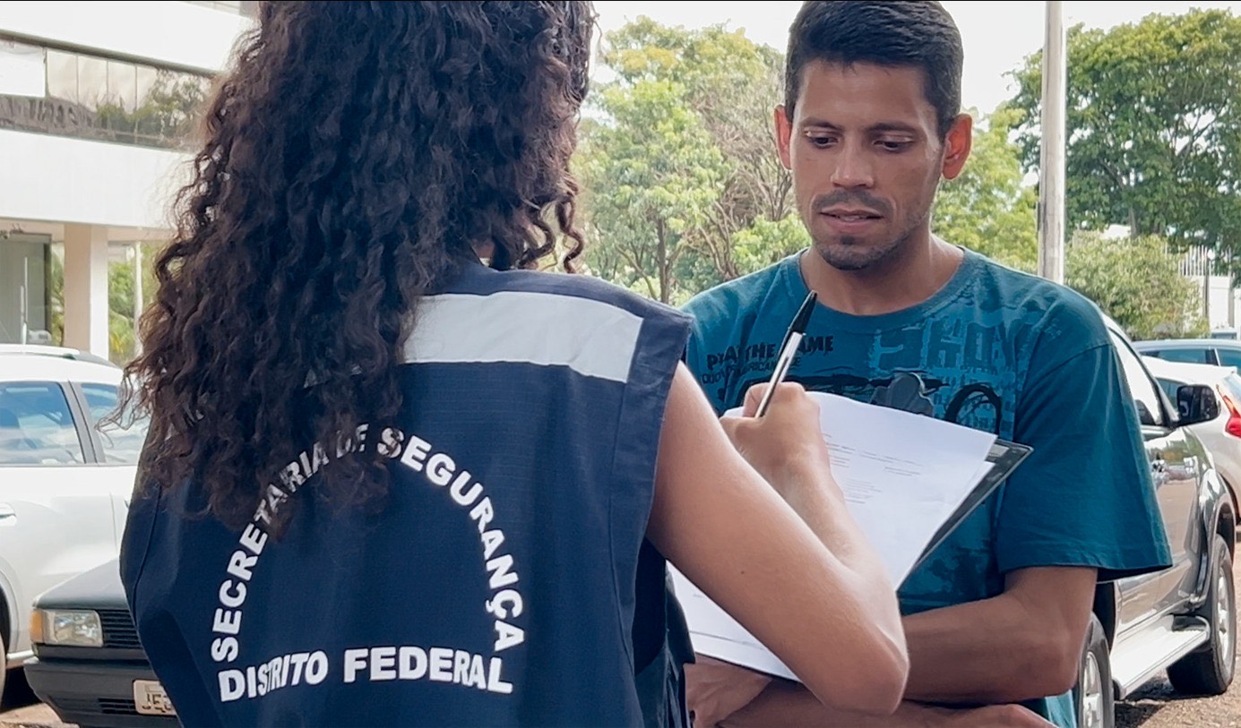 Pesquisa distrital sobre segurança pública começa nesta segunda (7) no DF