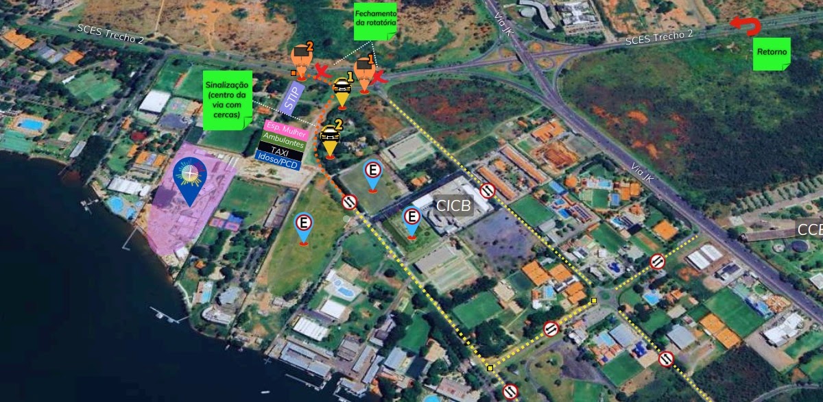 Trânsito no DF terá alterações no final de semana para eventos culturais e esportivos