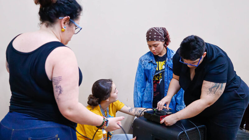 Primeira edição do projeto Luz, Som e Ação marca trajetória profissional de diversas mulheres