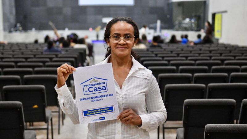 Mais de 8 mil mulheres já foram capacitadas sobre organização do lar pelo curso Protagonista da Casa