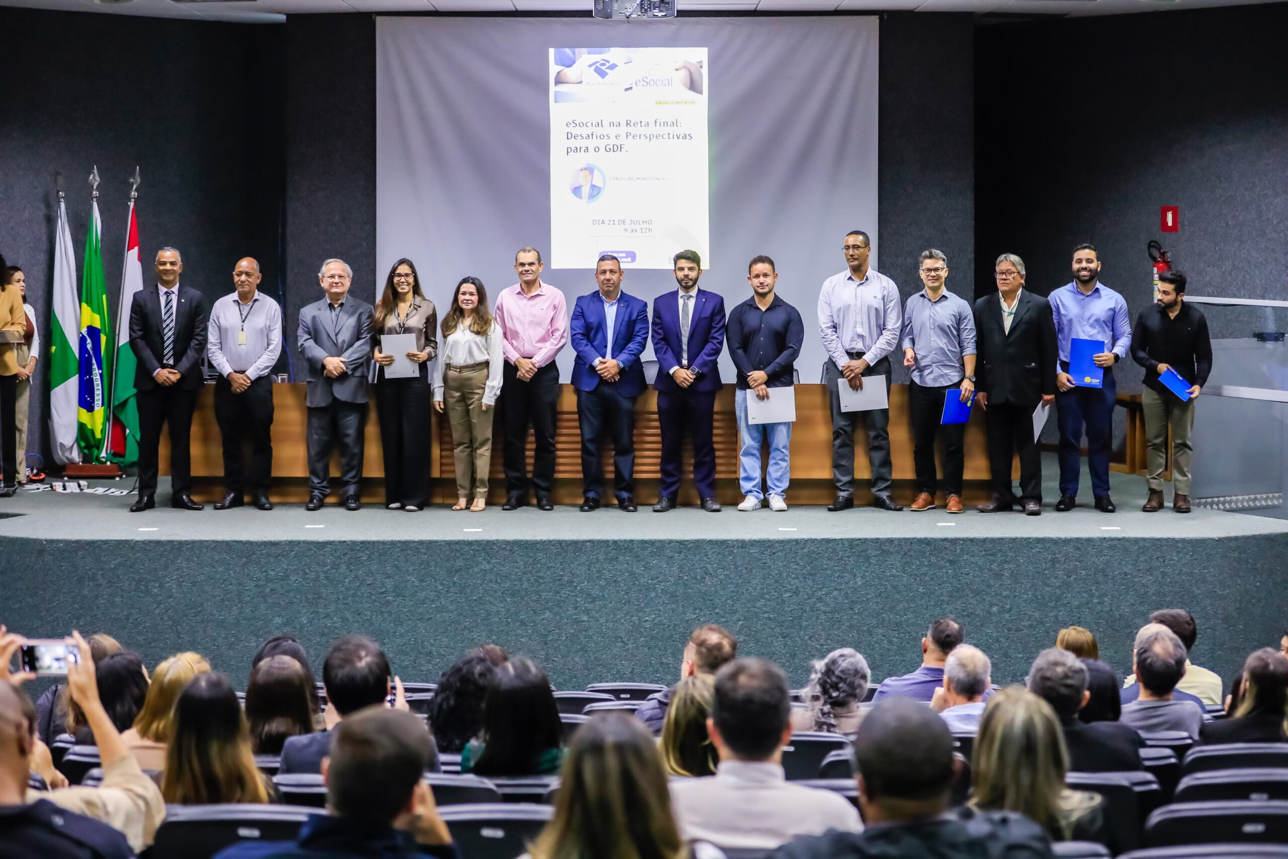 Evento reúne servidores do GDF para discutir desafios e perspectivas do eSocial 