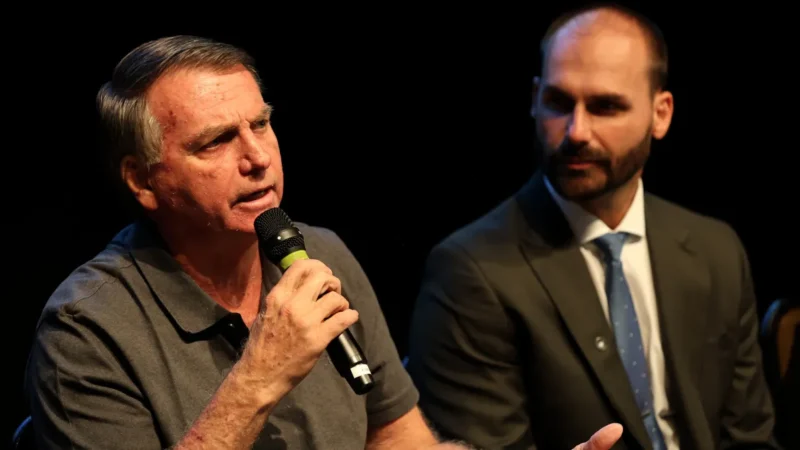 PF: Bolsonaro e Eduardo transferiram R$ 2 mi parcelados para evitar alertas