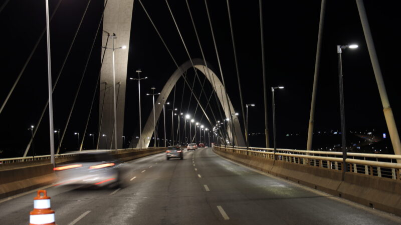 Concluída a troca das juntas de dilatação da Ponte JK