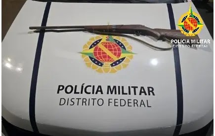 PMDF prende homem por violência doméstica e apreende arma de fogo no Areal