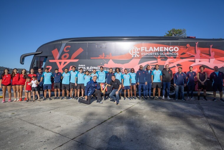 Flamengo é o 1º clube do Brasil a adotar ônibus elétrico com tecnologia BYD