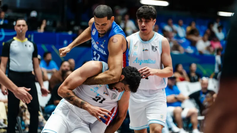 Vídeo: jogadores brigam após partida da Copa América de basquete