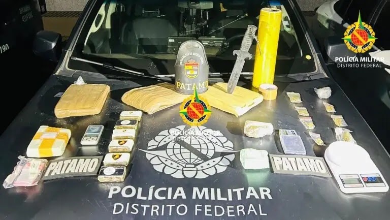 PMDF prende criminosos, apreende armas e drogas em mais um dia de serviço em defesa da população nesta quarta-feira