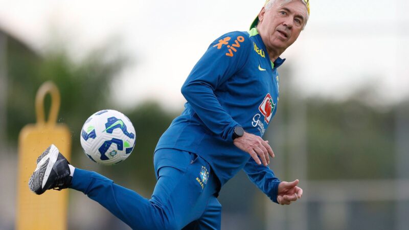 Com a Seleção, Carlo Ancelotti estreia no Maracanã contra o Chile