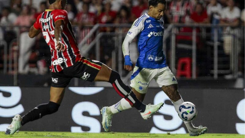 Série A: Cruzeiro e São Paulo medem forças. Veja jogos deste sábado