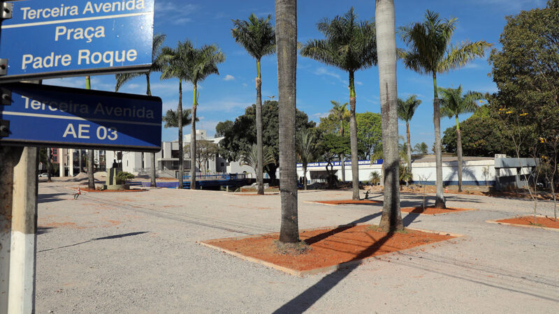 Praça Padre Roque, no Núcleo Bandeirante, terá piso polido, nova iluminação e paisagismo