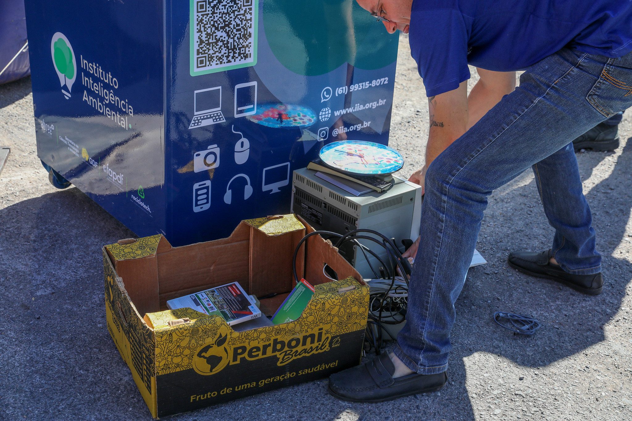 Descarte consciente de eletroeletrônicos bate recorde nos pontos de entrega voluntária do Distrito Federal 