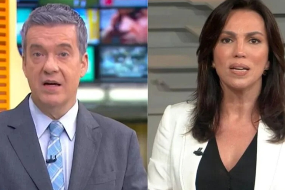Ana Paula Araújo e Kovalick ficam fora do ar simultaneamente na Globo