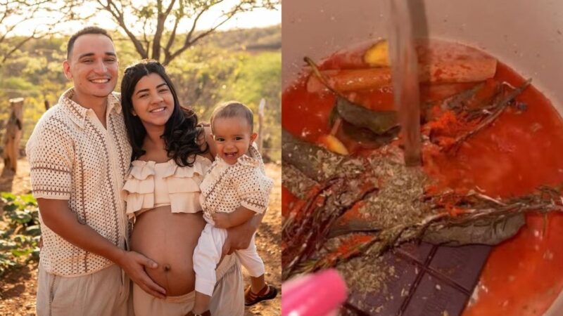 Ary Mirelle aposta em chá de chocolate e páprica para estimular parto