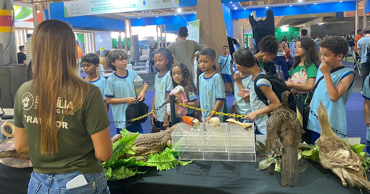Zoológico de Brasília recebe exposição durante Conferência Internacional de Resíduos Sólidos