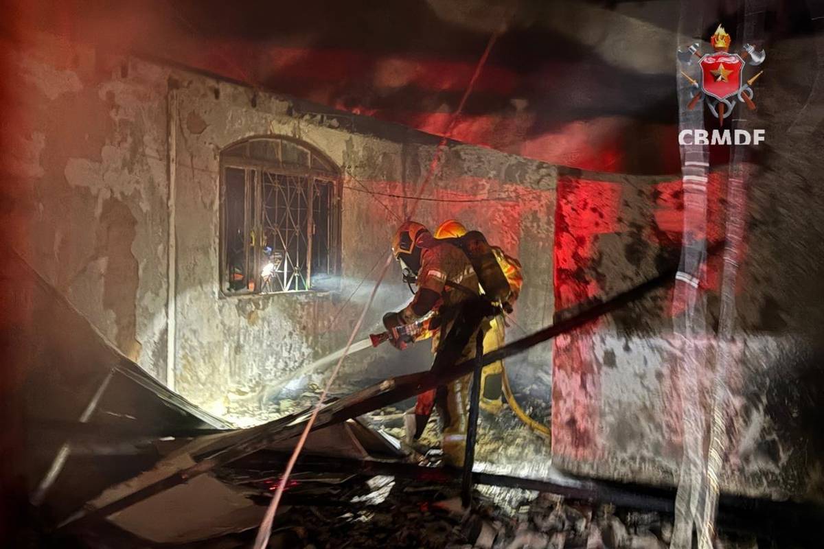 Cinco pessoas morrem em incêndio no DF