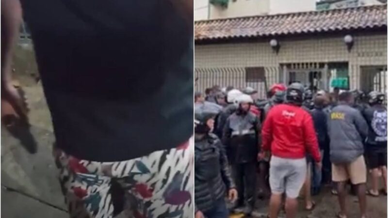 Vídeo: policial penal atira em pé de entregador no Rio de Janeiro